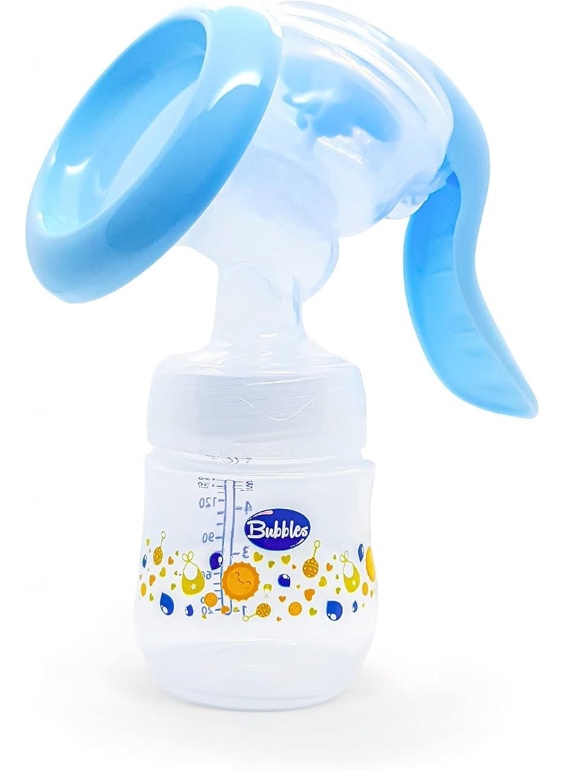 بابلز مضخة حليب يدوية بلون أبيض رسومات متعددة - Image 3